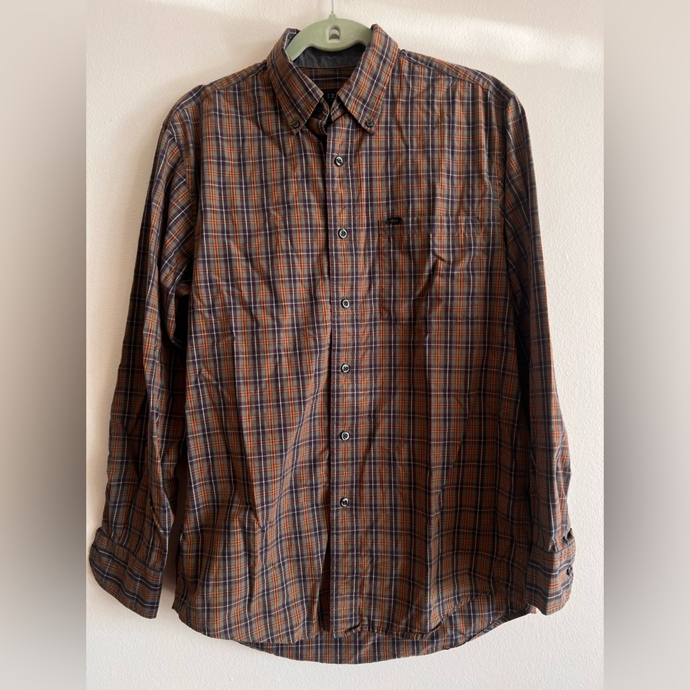 Men's Plaid Button-Down Shirt
